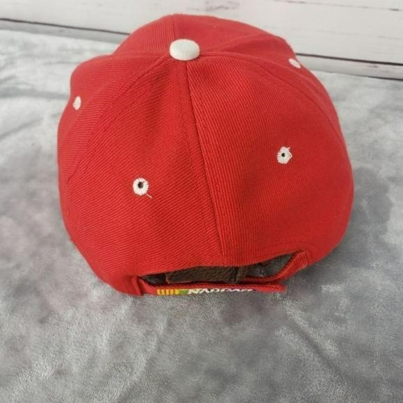 NASCAR‎ Racing #8 Dale Earnhardt Jr Hat Red strapback Baseball Trucker Cap - Picture 6 of 9